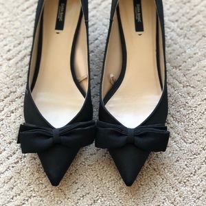 Zara satin pumps